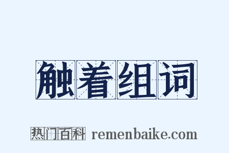 触着组词是什么意思的图片